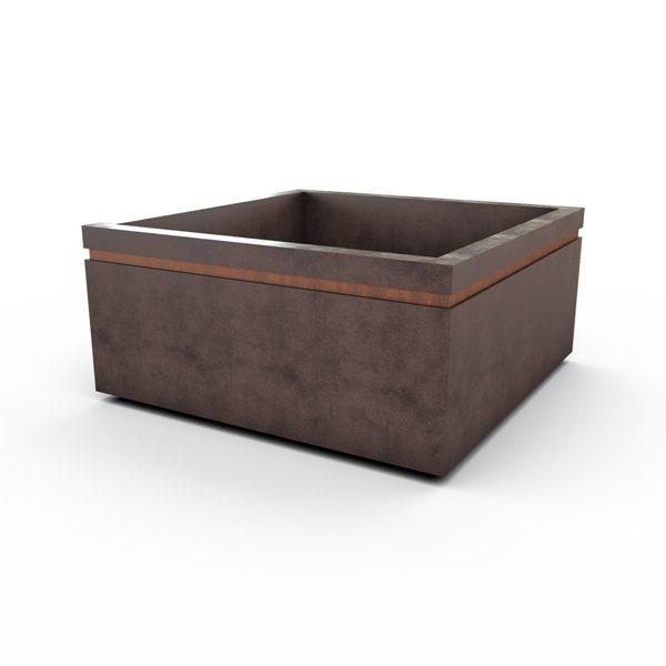 Gardenstone Cubic 52 Planters Gardenstone Sequoia Copper 