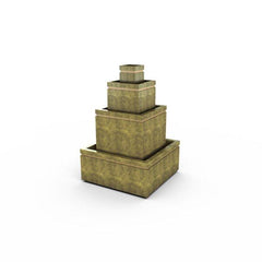 Gardenstone Cubic Fountain Water Fountains Gardenstone English Moss Gold 