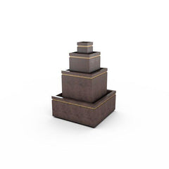 Gardenstone Cubic Fountain Water Fountains Gardenstone Sequoia Gold 
