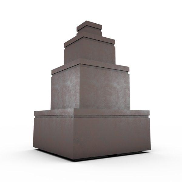 Gardenstone Cubic Fountain Water Fountains Gardenstone Sequoia No Accent 
