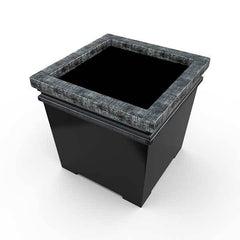Gardenstone Dakota Planters Gardenstone Silver Black 