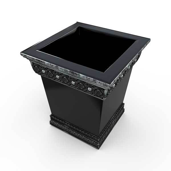 Gardenstone Dulcinea Planters Gardenstone Silver Black 