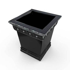 Gardenstone Dulcinea Planters Gardenstone Silver Black 