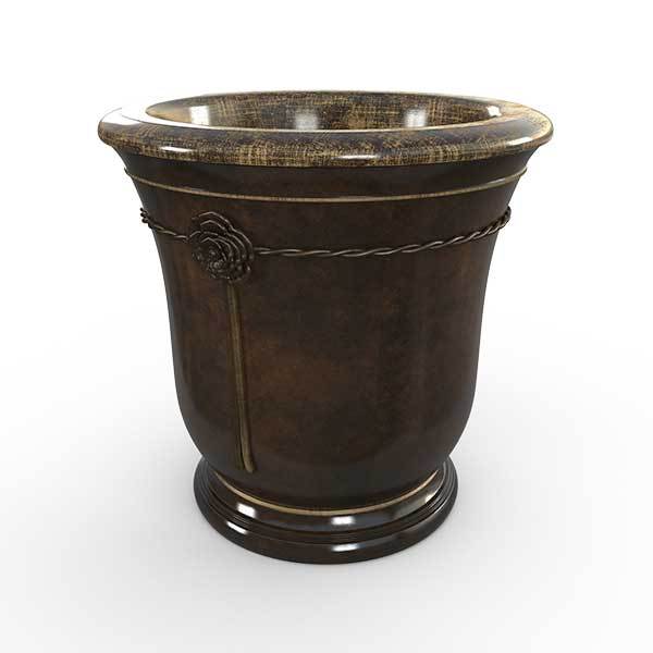 Gardenstone Elletra Planters Gardenstone Golden Bronze Small 
