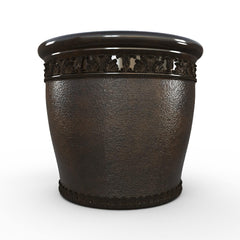 Gardenstone Elysian Round Planters Gardenstone Bronze Medium 