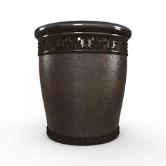 Gardenstone Elysian Round Planters Gardenstone Bronze Small 
