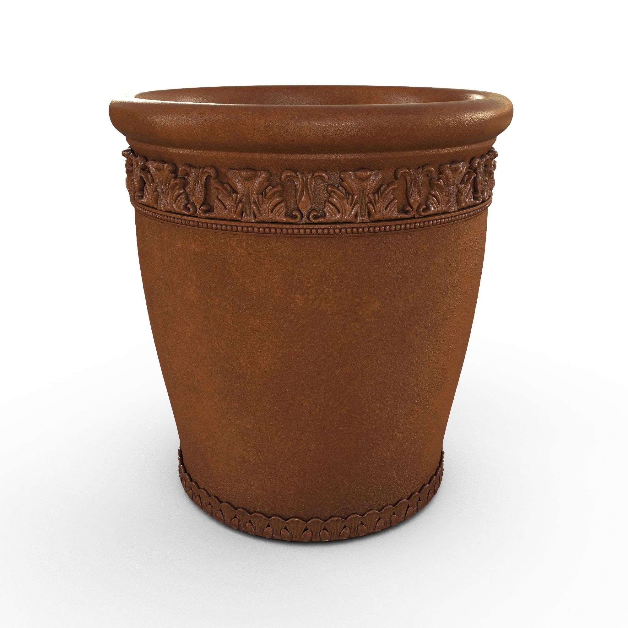 Gardenstone Elysian Round Planters Gardenstone Corten Steel Small 