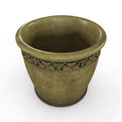 Gardenstone Elysian Round Planters Gardenstone English Moss Medium 