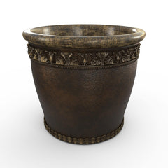 Gardenstone Elysian Round Planters Gardenstone Golden Bronze Medium 