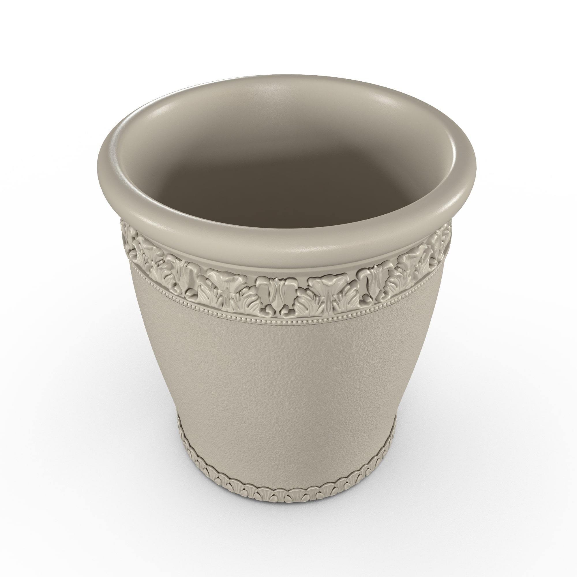 Gardenstone Elysian Round Planters Gardenstone Limestone Small 