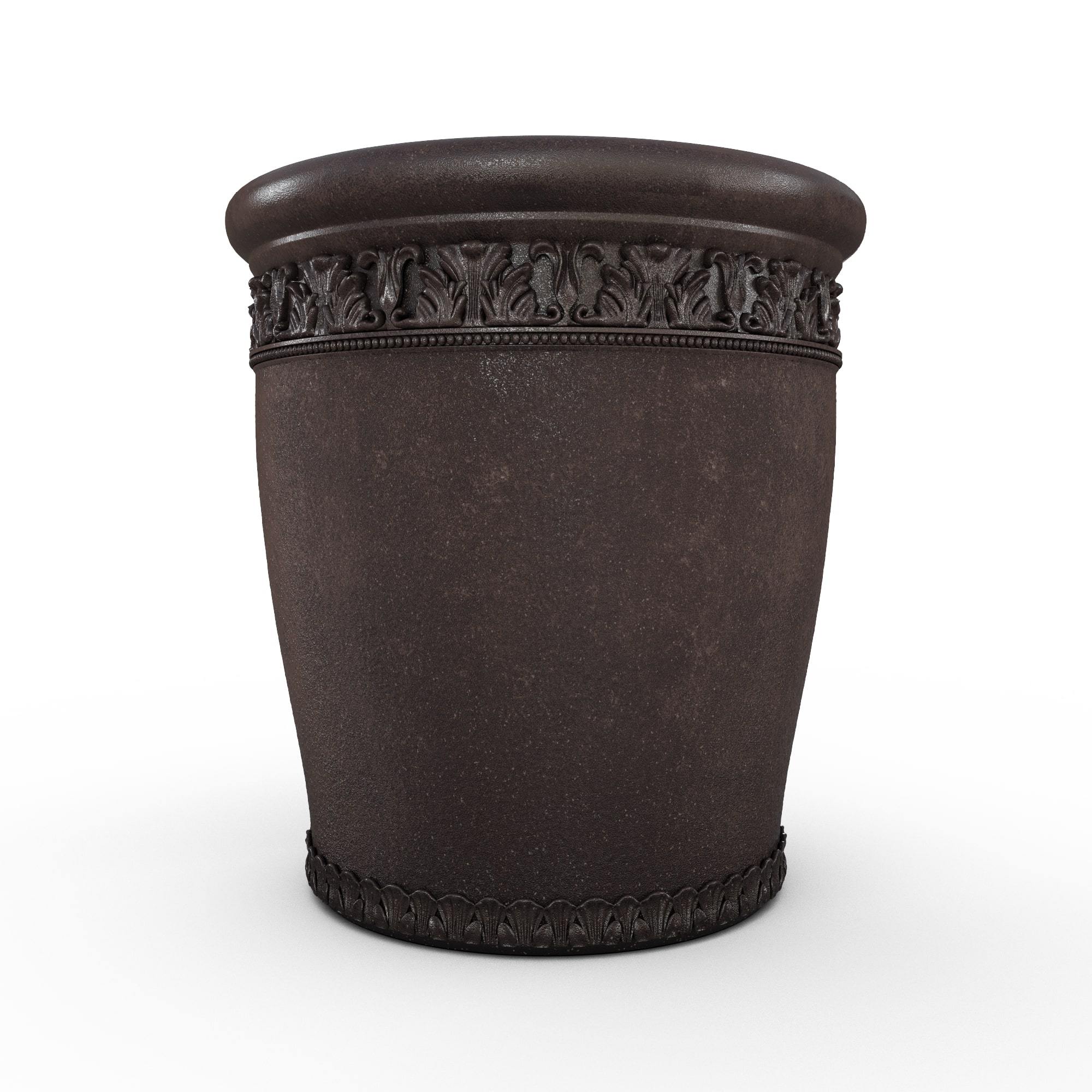 Gardenstone Elysian Round Planters Gardenstone Sequoia Small 