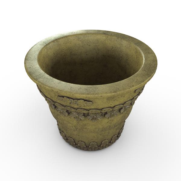 Gardenstone Floral Round Planters Gardenstone English Moss 