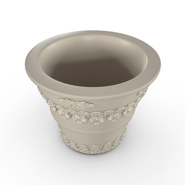 Gardenstone Floral Round Planters Gardenstone Limestone 