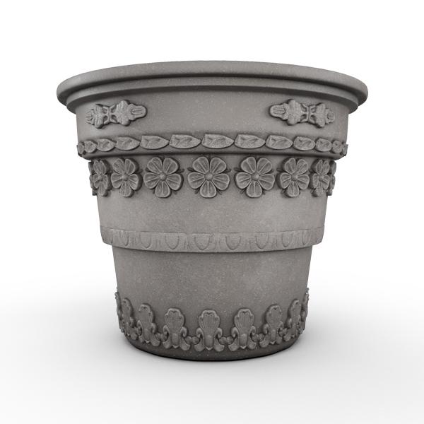 Gardenstone Floral Round Planters Gardenstone Old Roman 