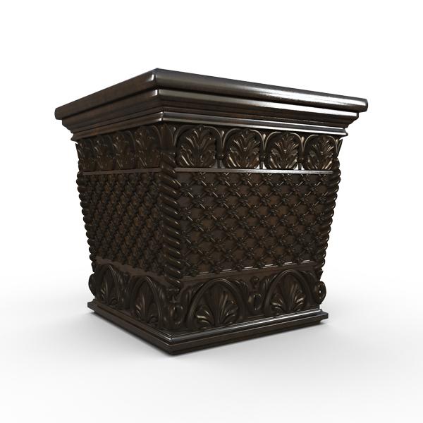 Gardenstone Floral Weave Box Planters Gardenstone Bronze 
