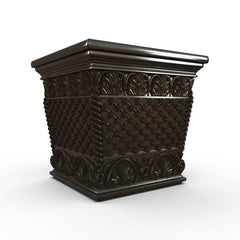 Gardenstone Floral Weave Box Planters Gardenstone Bronze 