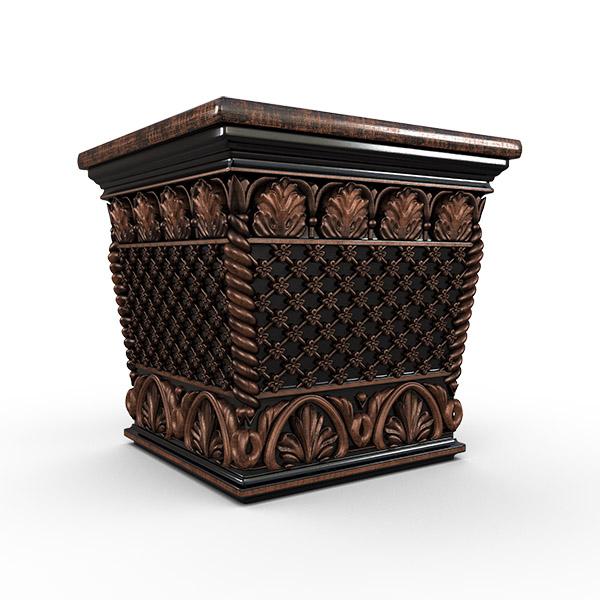 Gardenstone Floral Weave Box Planters Gardenstone Copper Black 