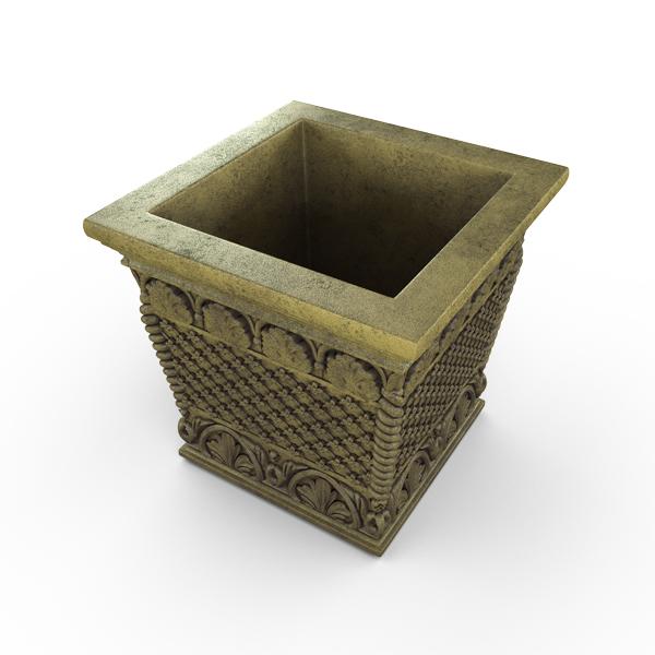 Gardenstone Floral Weave Box Planters Gardenstone English Moss 