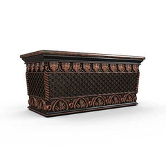 Gardenstone Floral Weave Trough Planters Gardenstone Copper Black 