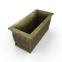 Gardenstone Floral Weave Trough Planters Gardenstone English Moss 