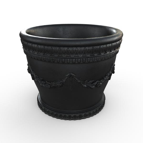 Gardenstone Florenza Planters Gardenstone Etched Black 