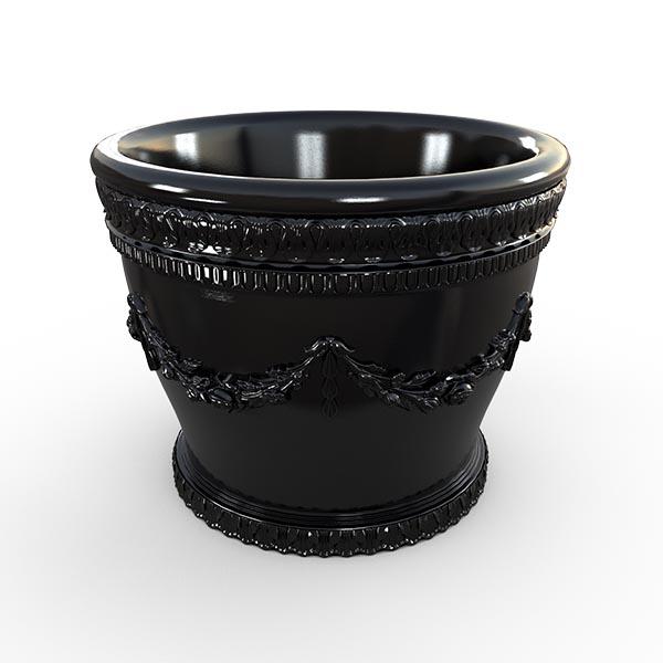 Gardenstone Florenza Planters Gardenstone Golden Black 
