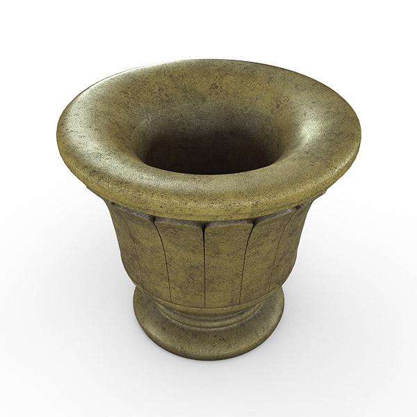 Gardenstone Fluted Urn Planters Gardenstone English Moss 