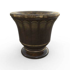 Gardenstone Fluted Urn Planters Gardenstone Golden Bronze 