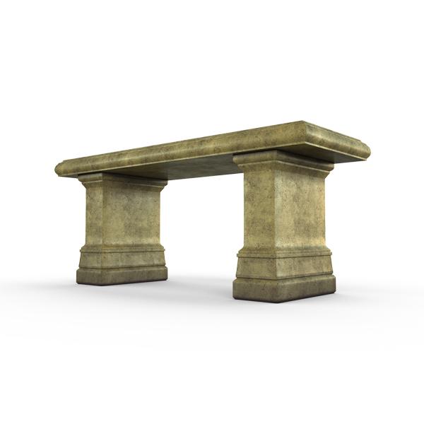 Gardenstone Highgrove Bench Benches Gardenstone English Moss Bench 
