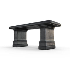 Gardenstone Highgrove Bench Benches Gardenstone Etched Black Bench 