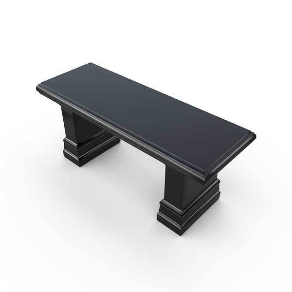 Gardenstone Highgrove Bench Benches Gardenstone Silver Black Bench 