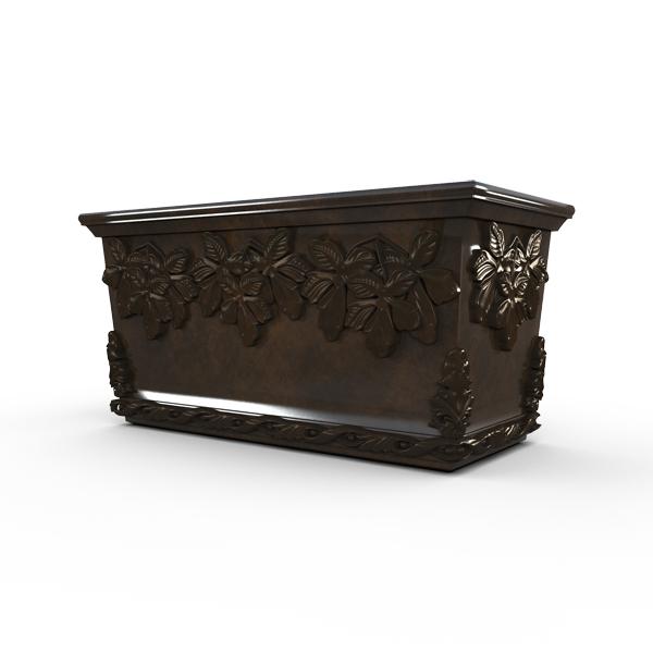 Gardenstone Leaf Cluster Trough Planters Gardenstone Bronze 