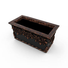 Gardenstone Leaf Cluster Trough Planters Gardenstone Copper Black 
