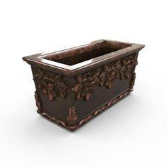 Gardenstone Leaf Cluster Trough Planters Gardenstone Copper Bronze 
