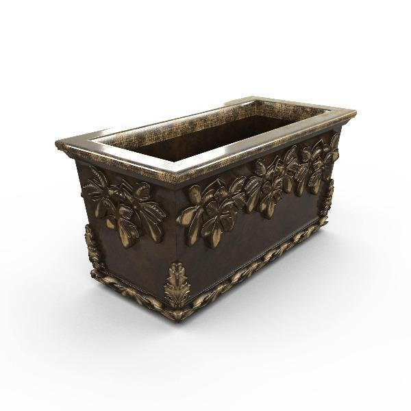 Gardenstone Leaf Cluster Trough Planters Gardenstone Golden Bronze 