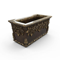 Gardenstone Leaf Cluster Trough Planters Gardenstone Golden Bronze 