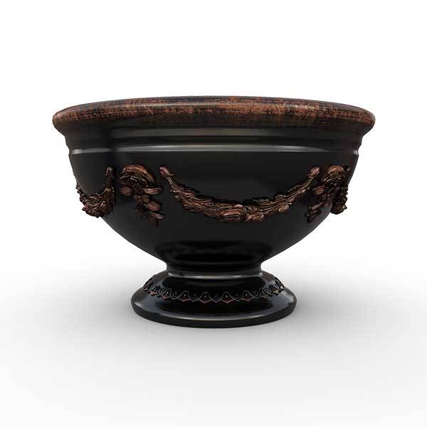 Gardenstone Lido Planters Gardenstone Copper Black 