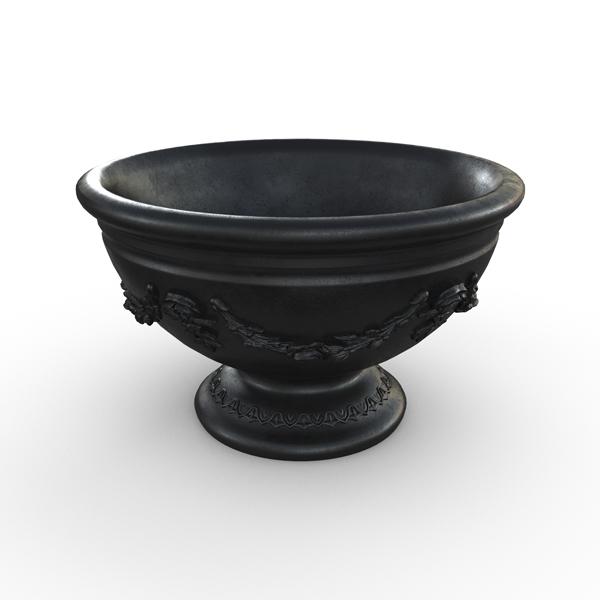 Gardenstone Lido Planters Gardenstone Etched Black 