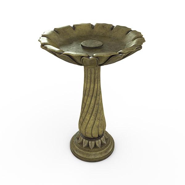 Gardenstone Lotus Birdbath Birdbath Gardenstone English Moss Birdbath 
