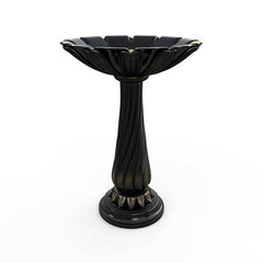 Gardenstone Lotus Birdbath Birdbath Gardenstone Golden Black Birdbath 