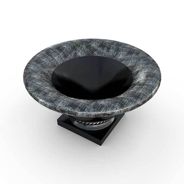 Gardenstone Madison Planters Gardenstone Silver Black 