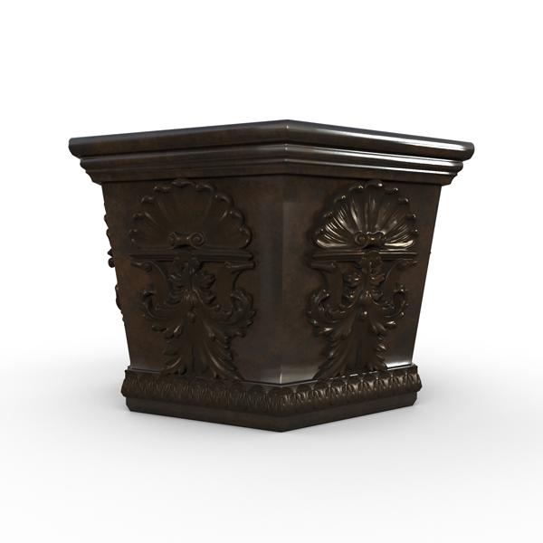 Gardenstone Medallion Hexagonal Planters Gardenstone Bronze 