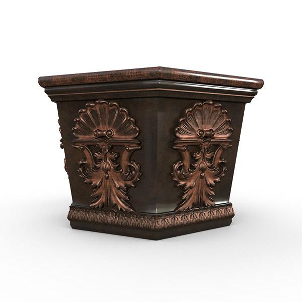 Gardenstone Medallion Hexagonal Planters Gardenstone Copper Bronze 