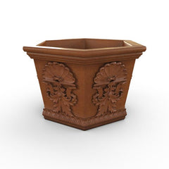 Gardenstone Medallion Hexagonal Planters Gardenstone Corten Steel 