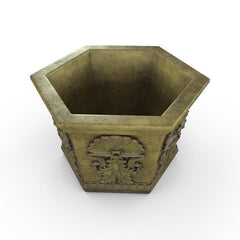 Gardenstone Medallion Hexagonal Planters Gardenstone English Moss 