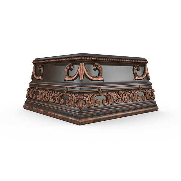 Gardenstone Meridian Pedestal Pedestals Gardenstone Copper Bronze 