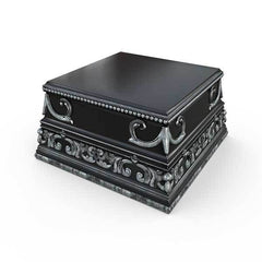 Gardenstone Meridian Pedestal Pedestals Gardenstone Silver Black 