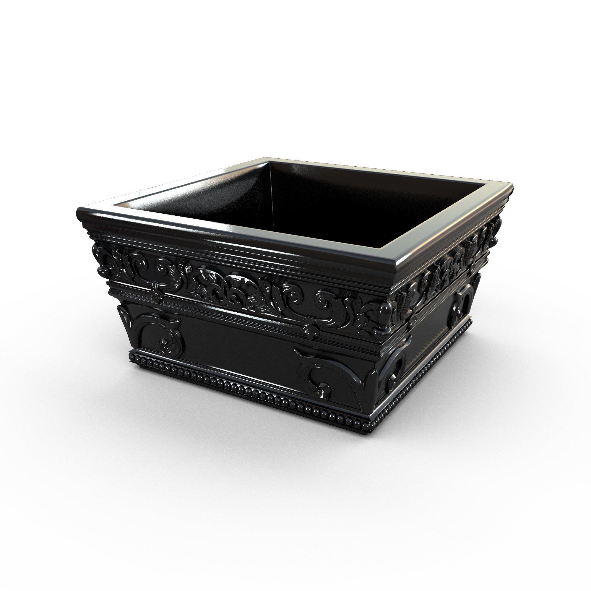Gardenstone Meridian Planters Gardenstone Black 