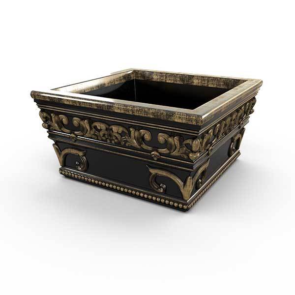 Gardenstone Meridian Planters Gardenstone Golden Black 