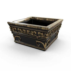 Gardenstone Meridian Planters Gardenstone Golden Black 